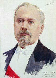 Raymond Poincare（1860-1934）1915年的肖像